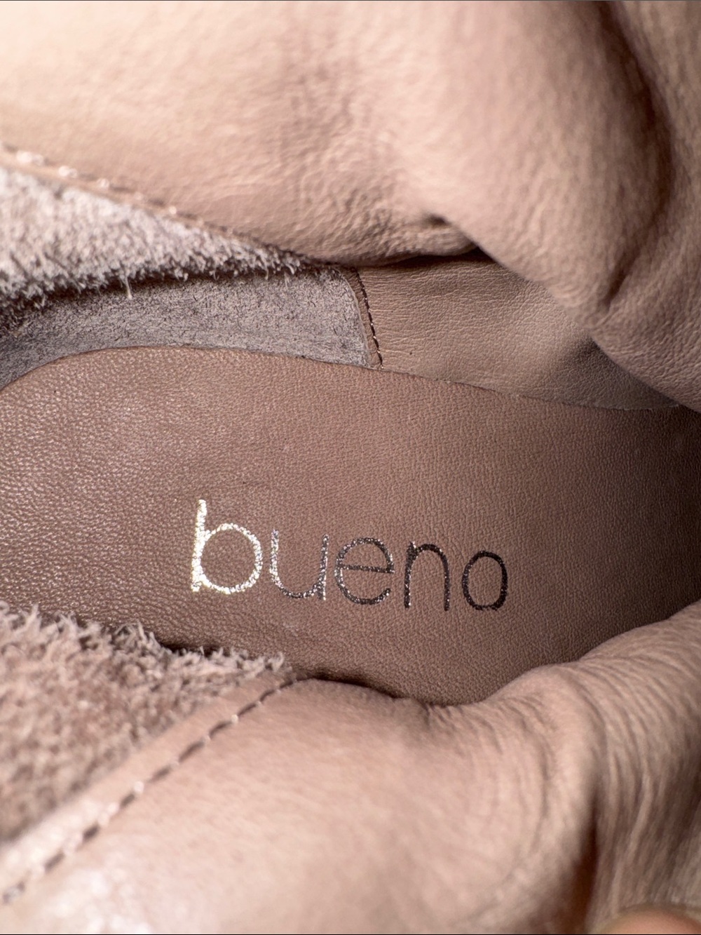Bueno Tan Leather Mid-Calf Heeled Boots - Picture 3 of 3